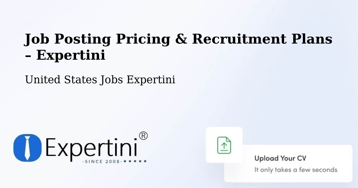 Job Posting Pricing & Recruitment Plans – Davenport - Davenport, United States Jobs Expertini